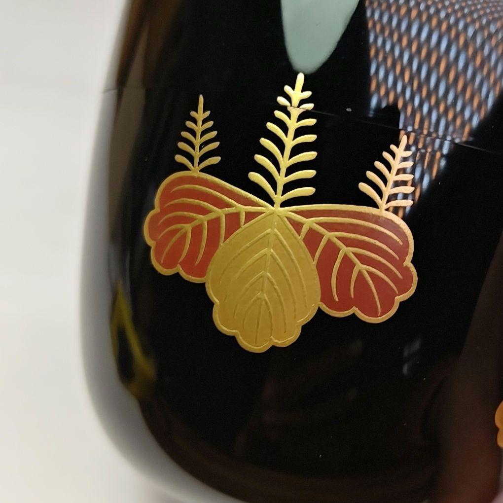 イ617 棗『塗師　哲山作』『高台寺蒔絵　大棗　共箱』茶器　茶入　茶道具