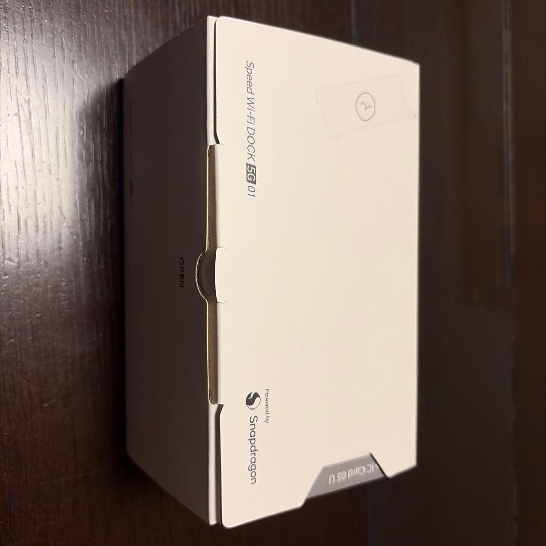 Speed Wi-Fi DOCK 5G 01 モバイルルーター 新品、未使用