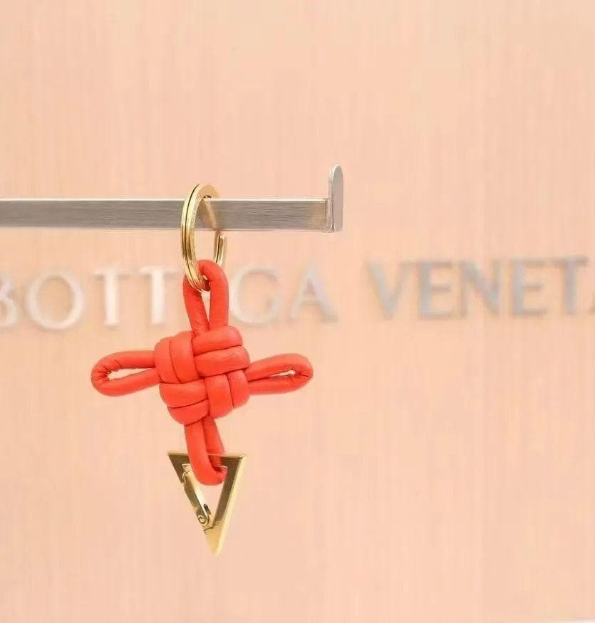 即日発送BOTTEGA VENETA キーリング ボッテガヴェネタオレンジ
