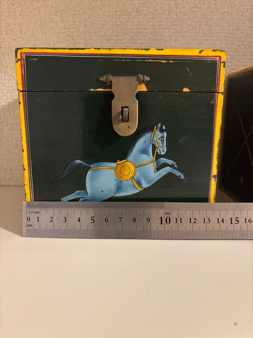 木製アンティーク　小物入れボックス