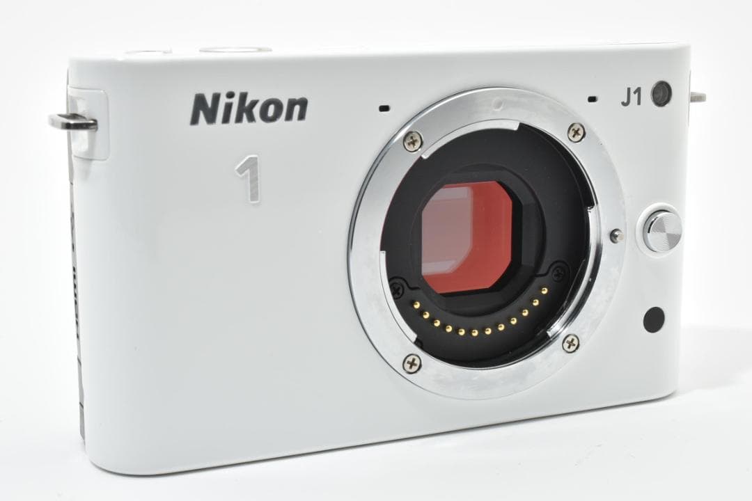 超美品 ニコン 1 J1 ミラーレスデジタルカメラボディ ホワイト Nikon