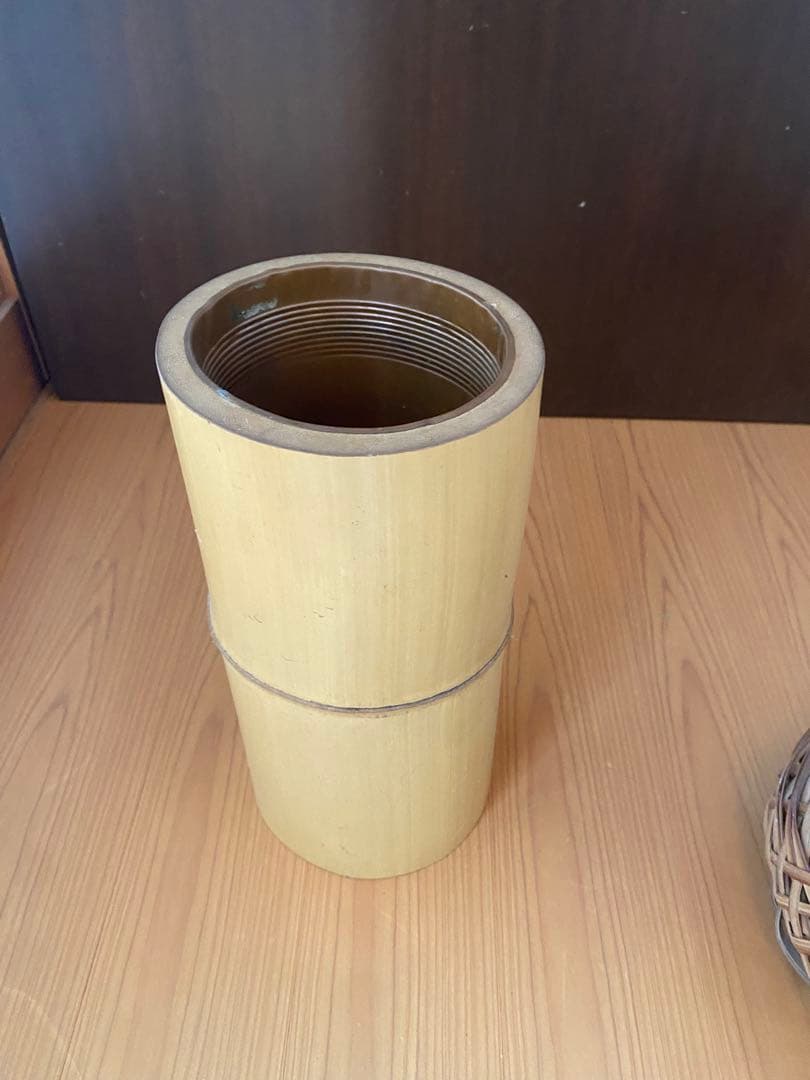花器3点セット 花籠 寸胴 華道 花入 華道具