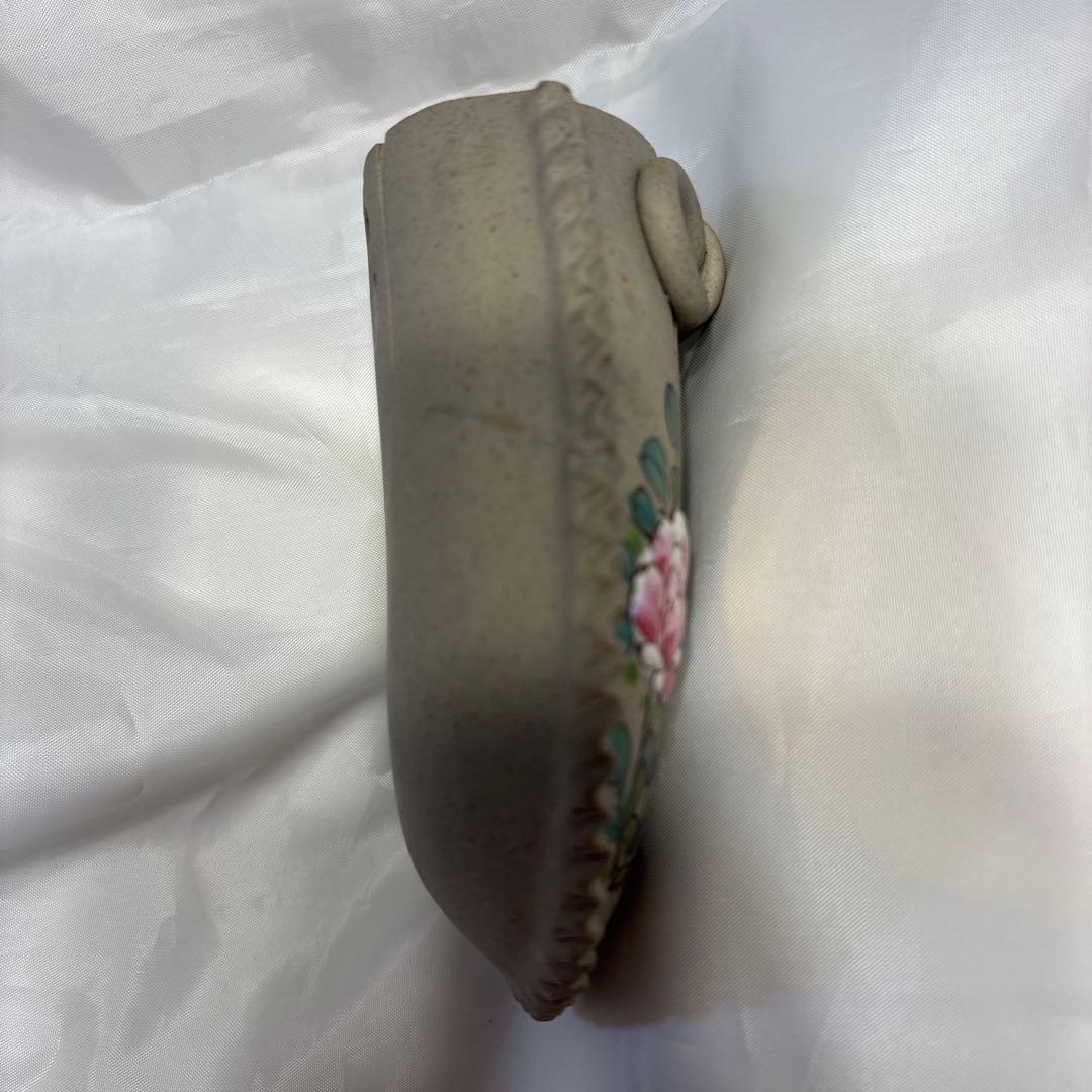 萬古焼　掛花入　骨董品