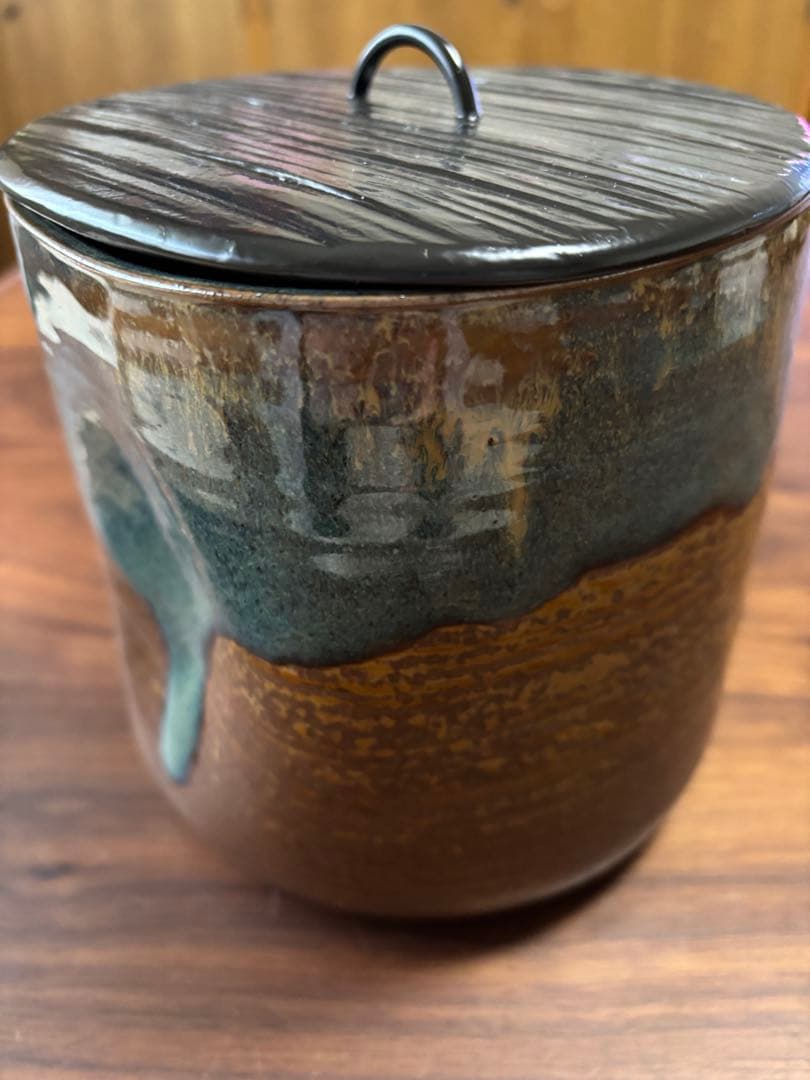 高取　水指　茶道具