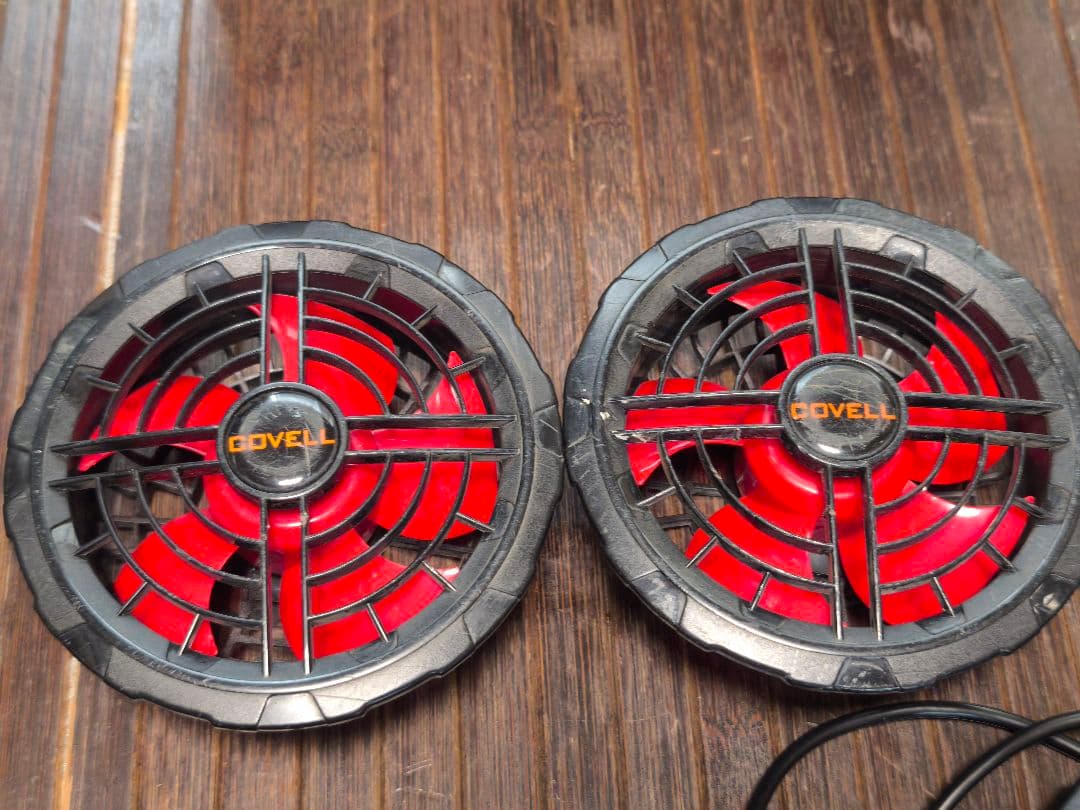 COVELL 新品 エヴァンゲリオン 空調服 ファン バッテリー 充電器 セット