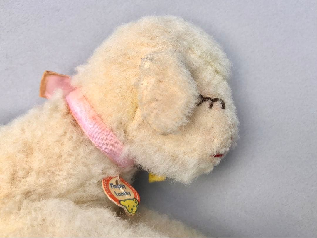 Steiff　ひつじのFloppy Lamby　お眠りひつじ　オールID　ピンク
