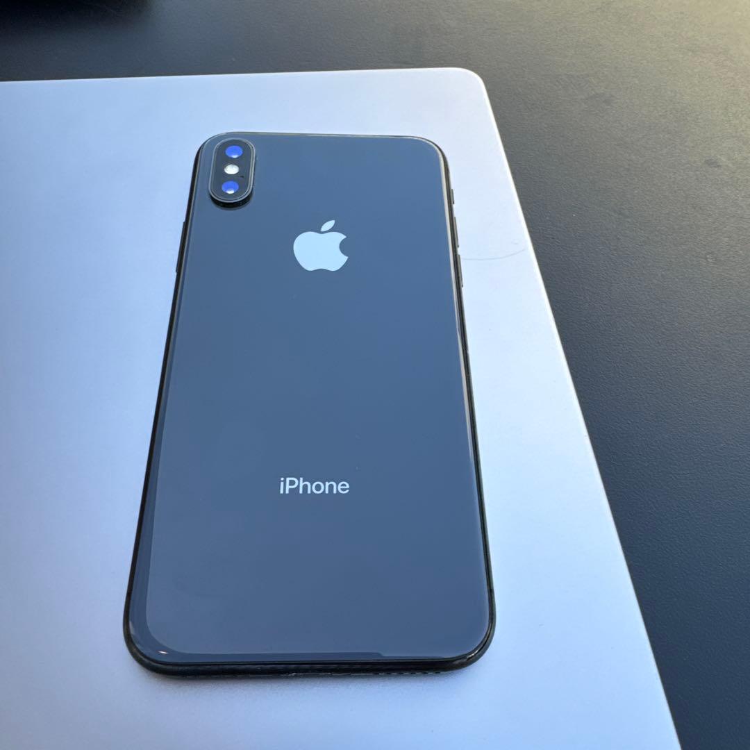 Apple iPhone X スペースグレー 本体 SIM フリー