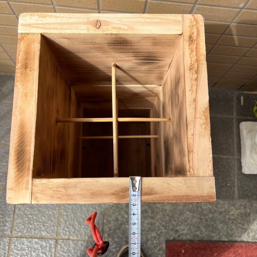 日本ミツバチ重箱式巣箱　手作り　３段