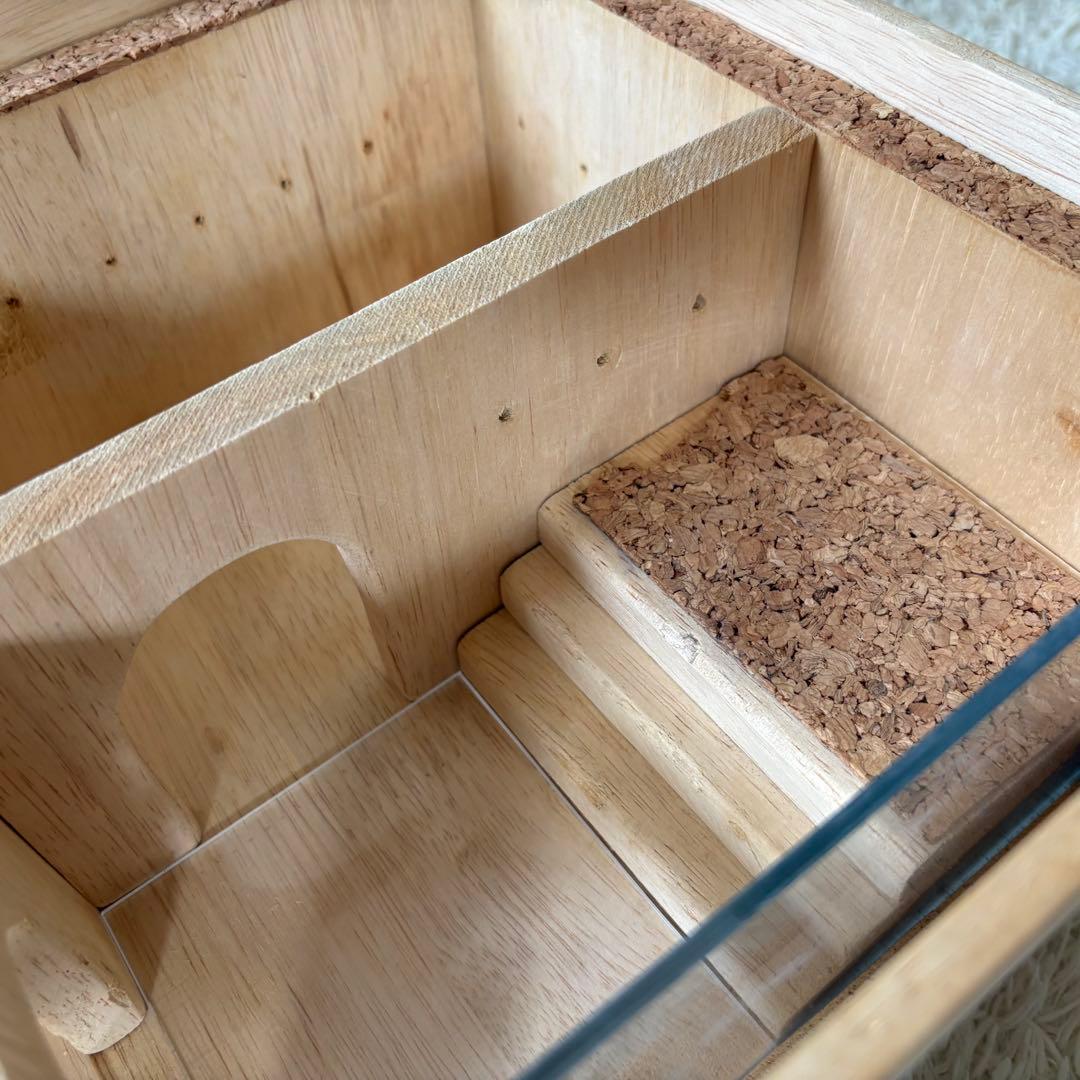 ねくすとショップ　ハムスター用　三角屋根　アクリルケージ　地下室付き