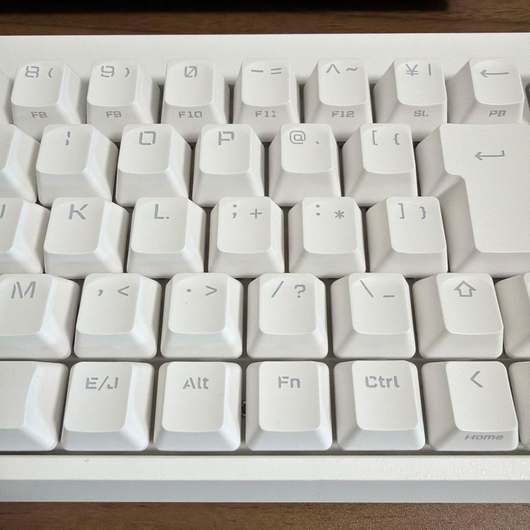 【極美品】エレコム Vcustom VK600A ホワイト ゲーミングキーボード