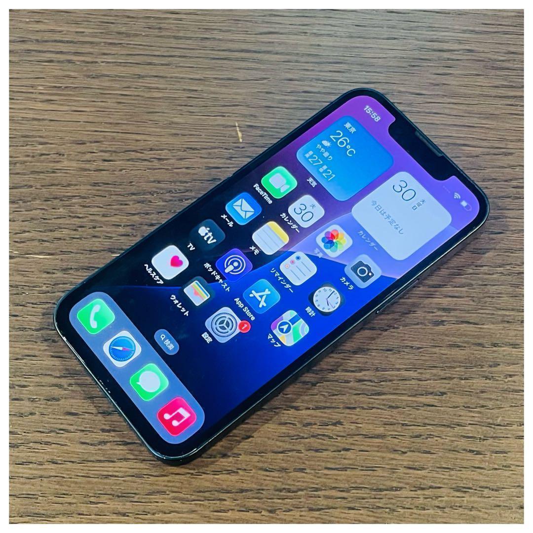 【美品】iPhone13mini 本体 ブラック 128GB SIMフリー 本体
