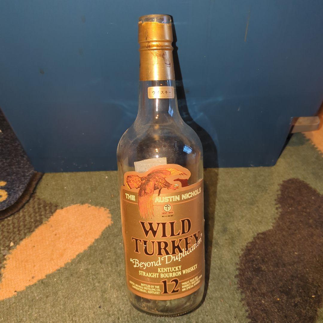 空瓶　Wild Turkey 12年 アウトドアスペシャルセット