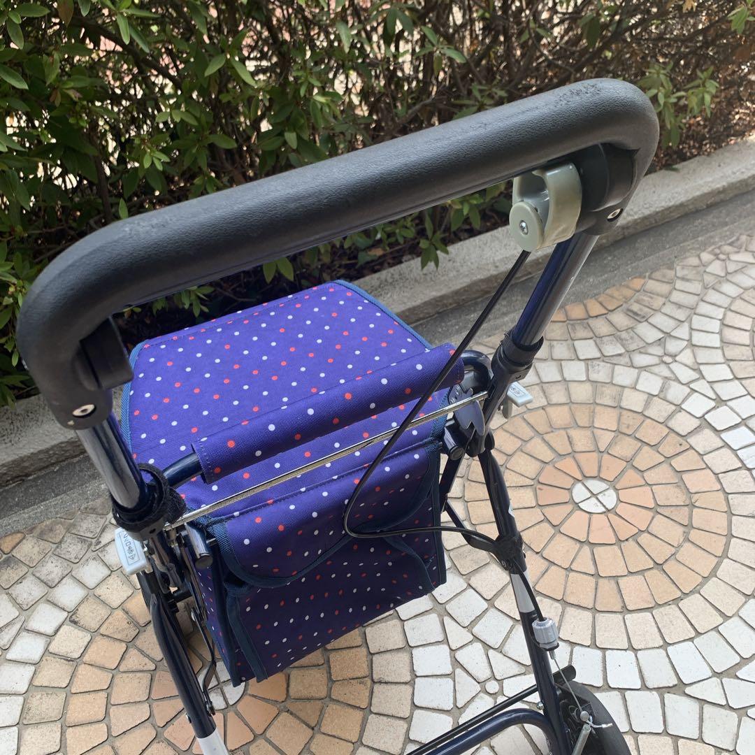 マキテック　らくらくスリムバスケット　シルバーカー　歩行補助　ショッピングカート