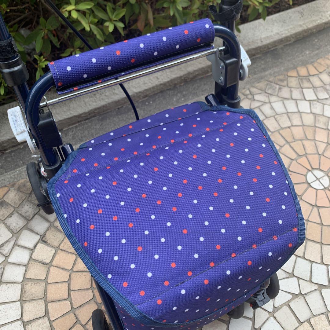 マキテック　らくらくスリムバスケット　シルバーカー　歩行補助　ショッピングカート