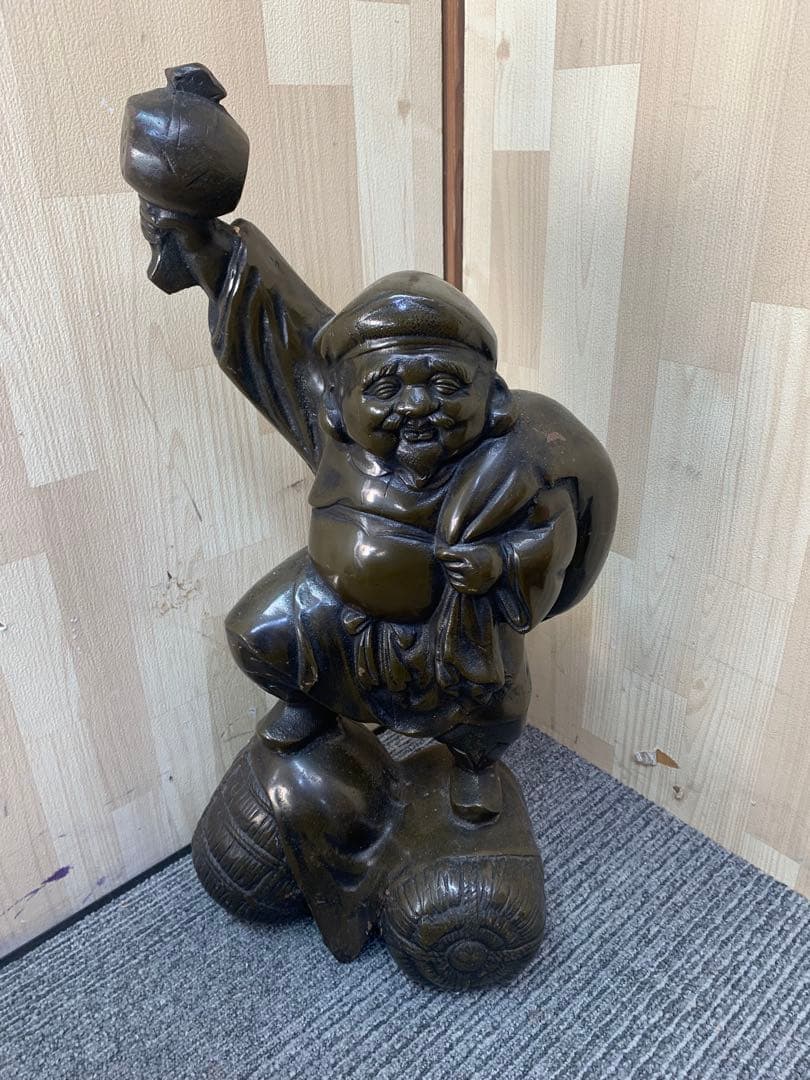 大黒天　金属製　金属工芸　置物
