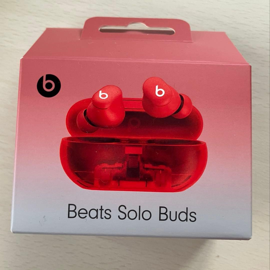 beats solo buds レッド＋ケース