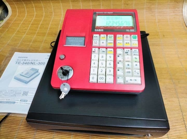 カシオレジスター　TE-340/NL300　フル設定無料　040435