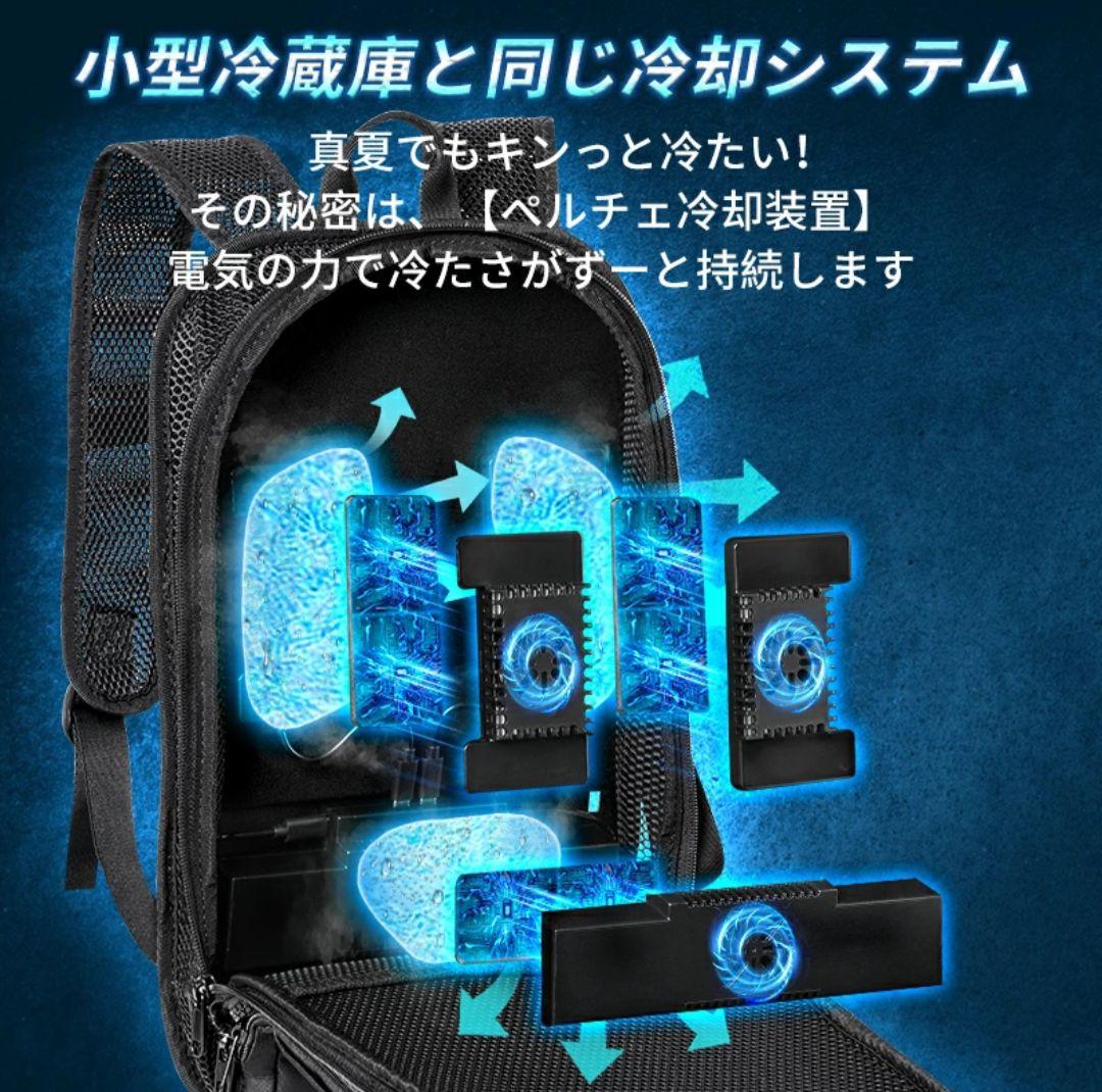 未開封！ペルチェ　冷却プレート付きリュック型ベスト 男児共用　熱中症対策に！