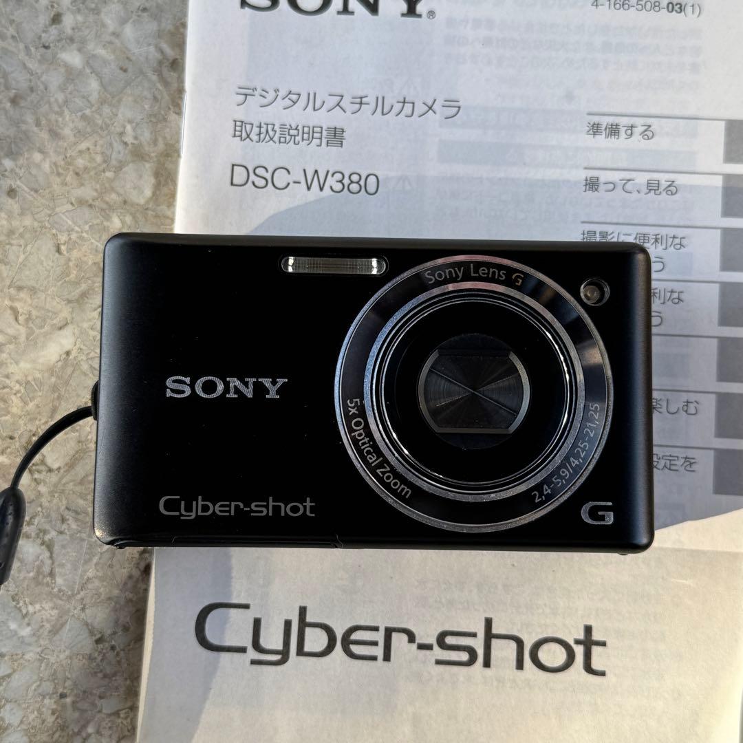 実写良⭕️美品【動作確認済】 SONY CyberShot DSC-W380