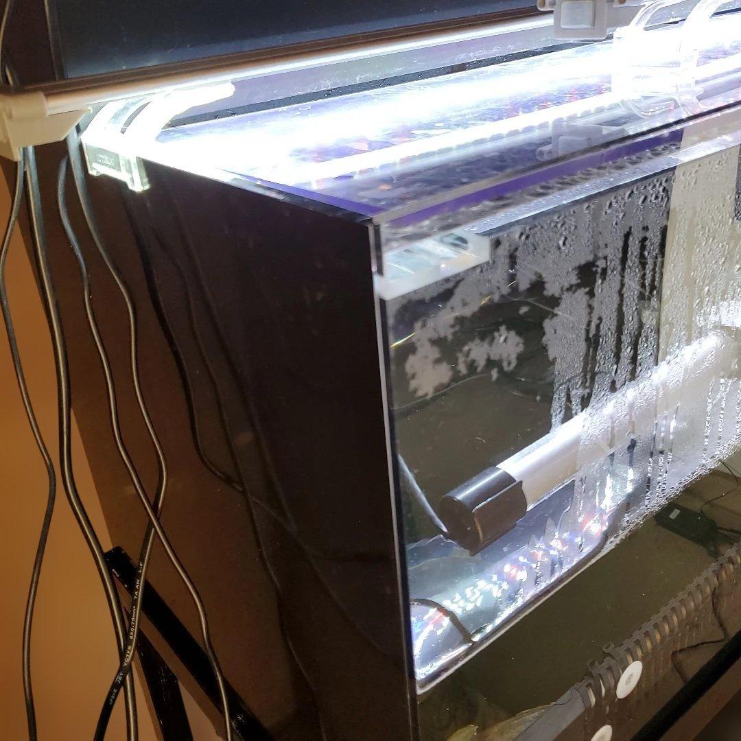 アクリル水槽　1200×450×450 4面ブラック加工水槽 引き取り手限定