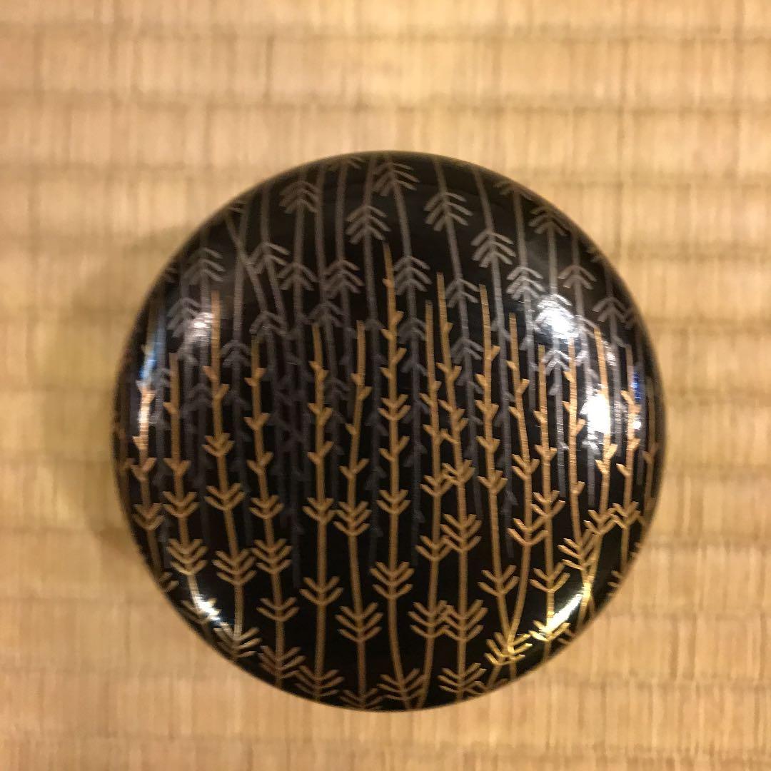 茶道具　表千家即中斎好　芽張柳蒔絵大棗　本物保証