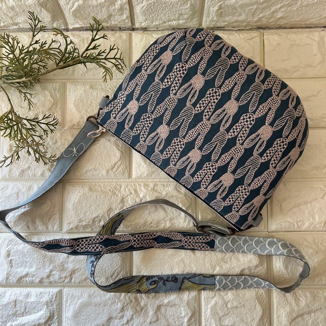 ミナペルホネン ハンドメイド ショルダーバッグ サコッシュ バッグ ポーチ