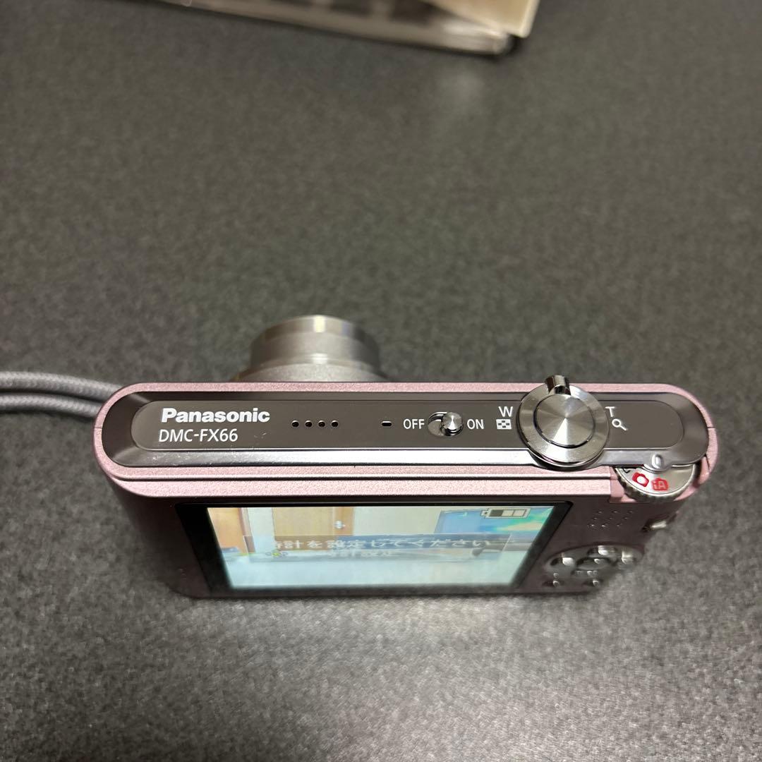 Panasonic LUMIX FX66ピンク バッテリー2個　付属品多数