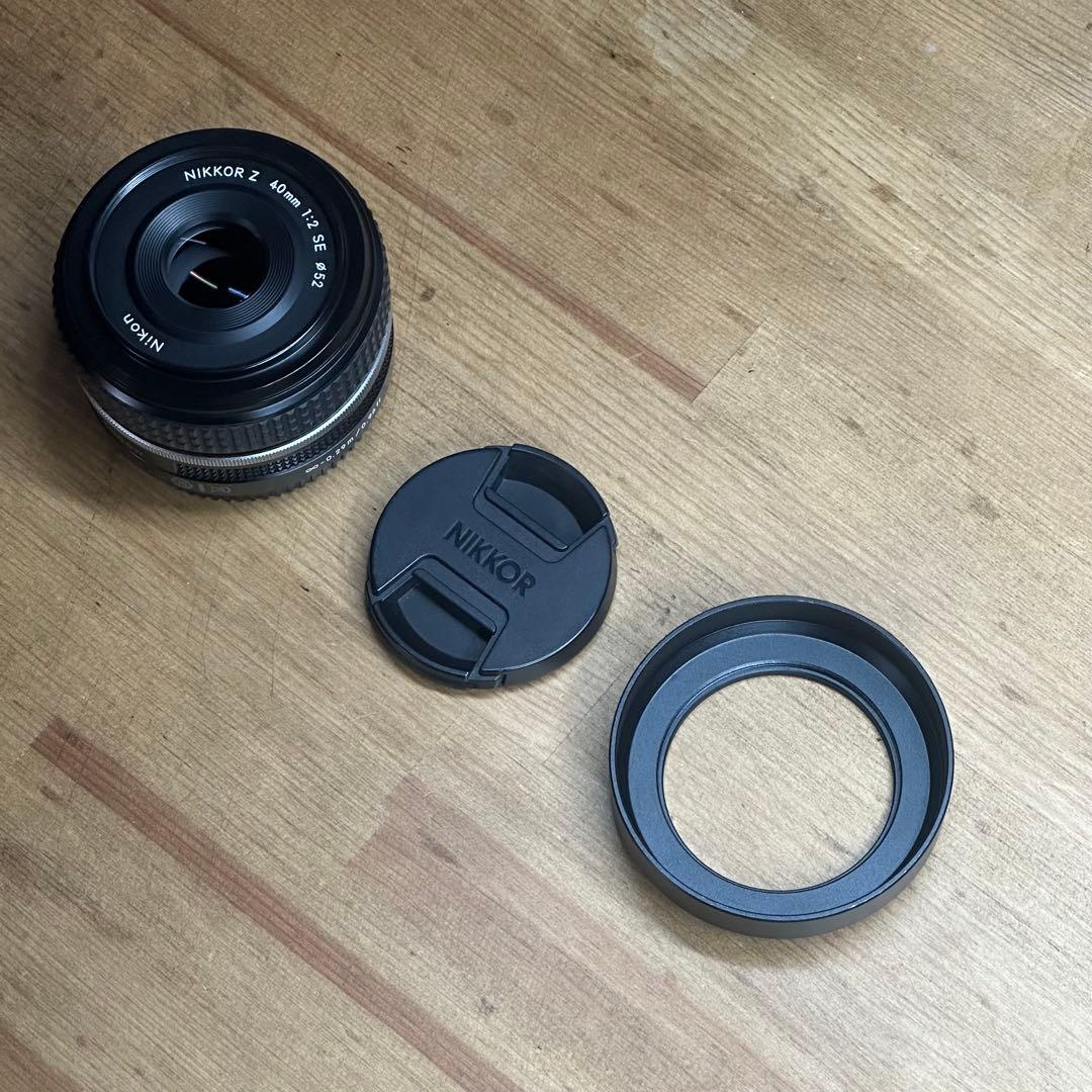 【美品】NIKKOR Z 40mm F2 SE ＋プロテクター＋レンズフード