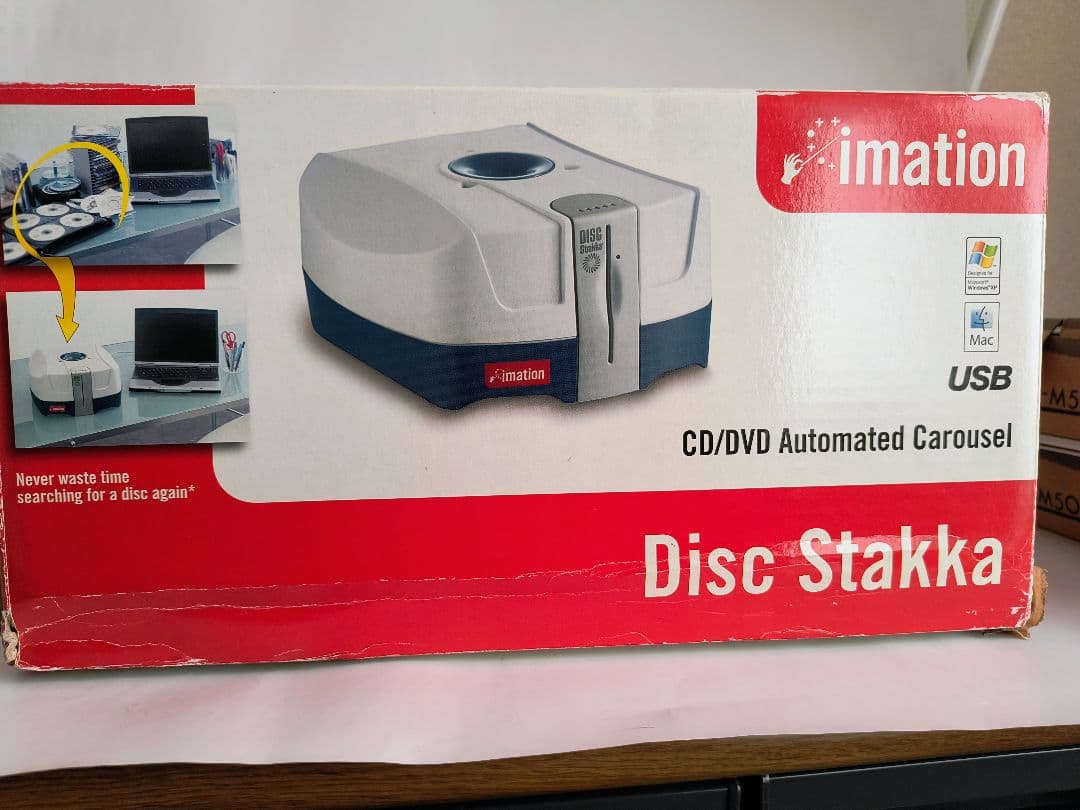イメーションの「Disc Stakka（ディスクスタッカ）」
