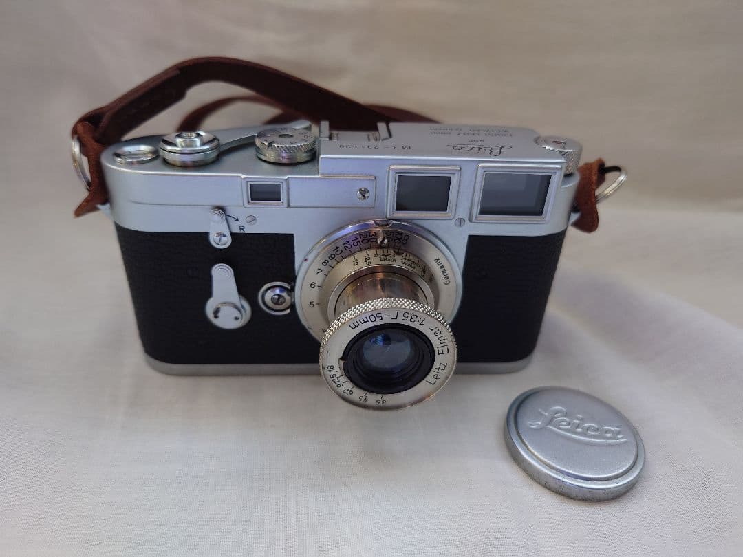 値下げ！ライカ　M3 ダブルストローク　73万台　沈胴エルマー50mm 3.5