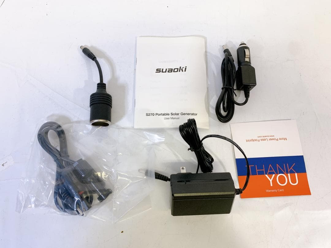 suaoki ポータブルソーラー発電機 S270