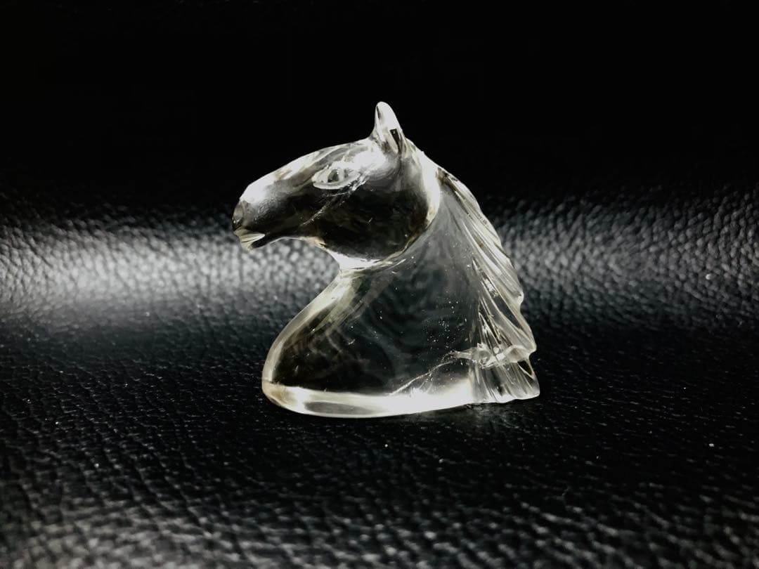 【ヒマラヤ水晶】馬頭デザイン工芸品