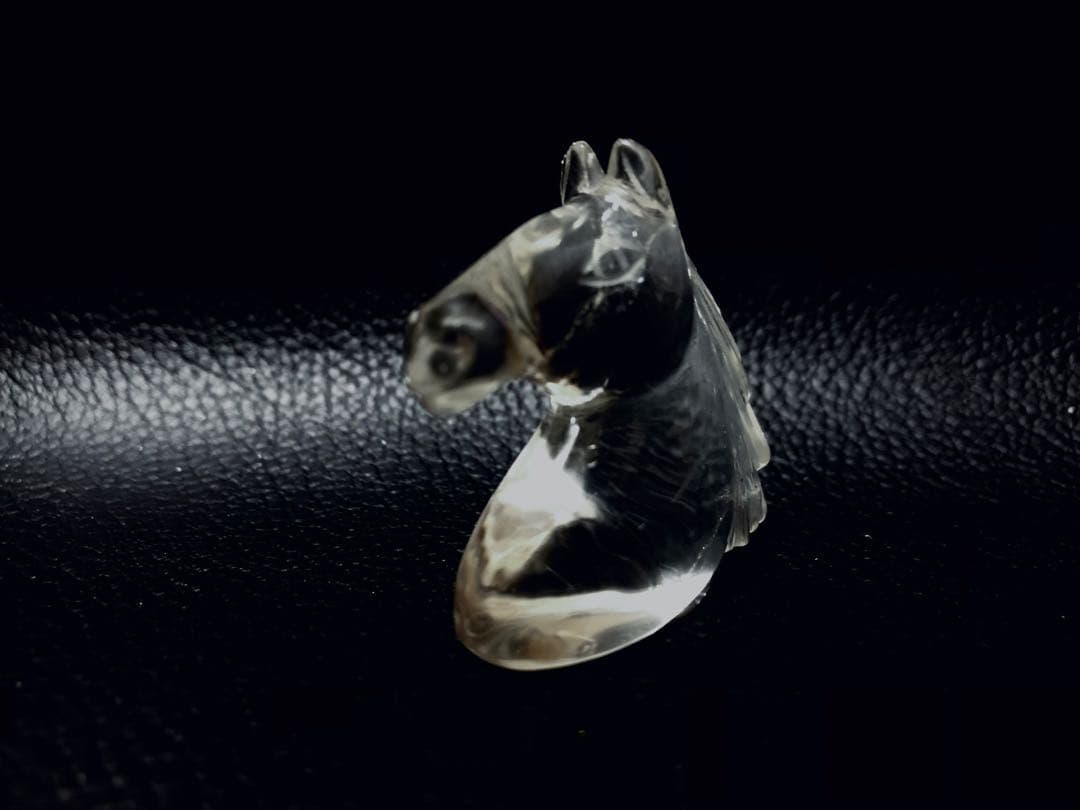 【ヒマラヤ水晶】馬頭デザイン工芸品