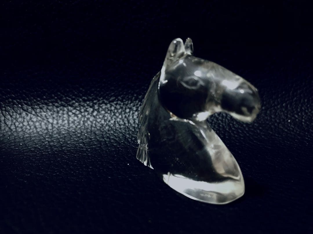 【ヒマラヤ水晶】馬頭デザイン工芸品