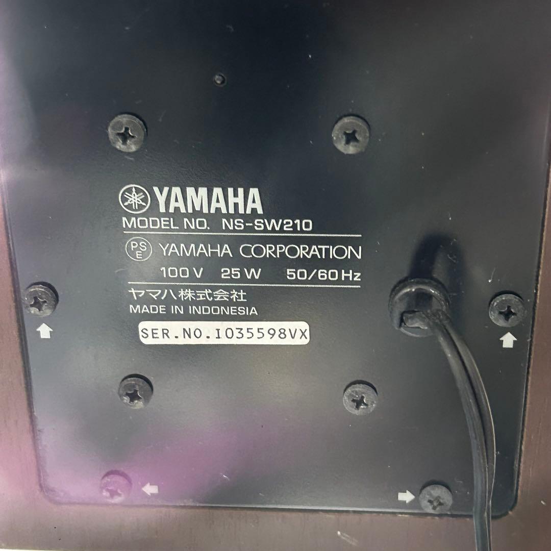 【音出し確認済】YAMAHA NS-SW210 サブウーファー