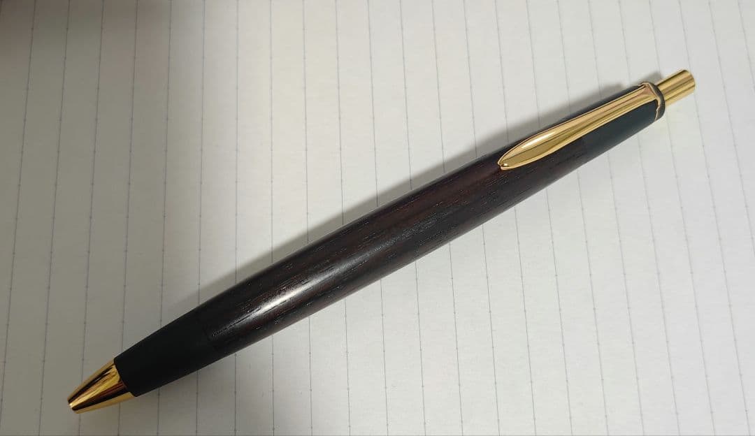 はには ボナンペン本紫檀シャープペンシル0.5mm真鍮金具