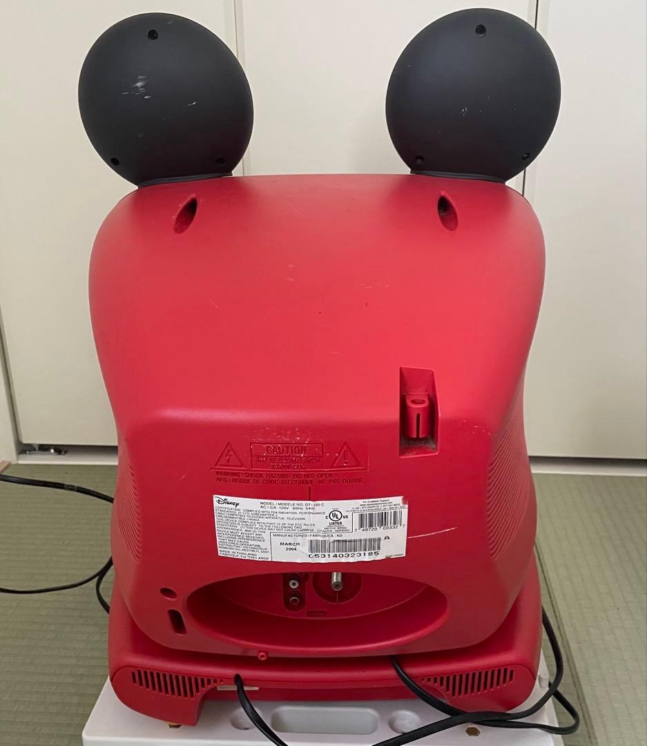 Disney ディズニー　ミッキー　ブラウン管テレビ DVD リモコン付