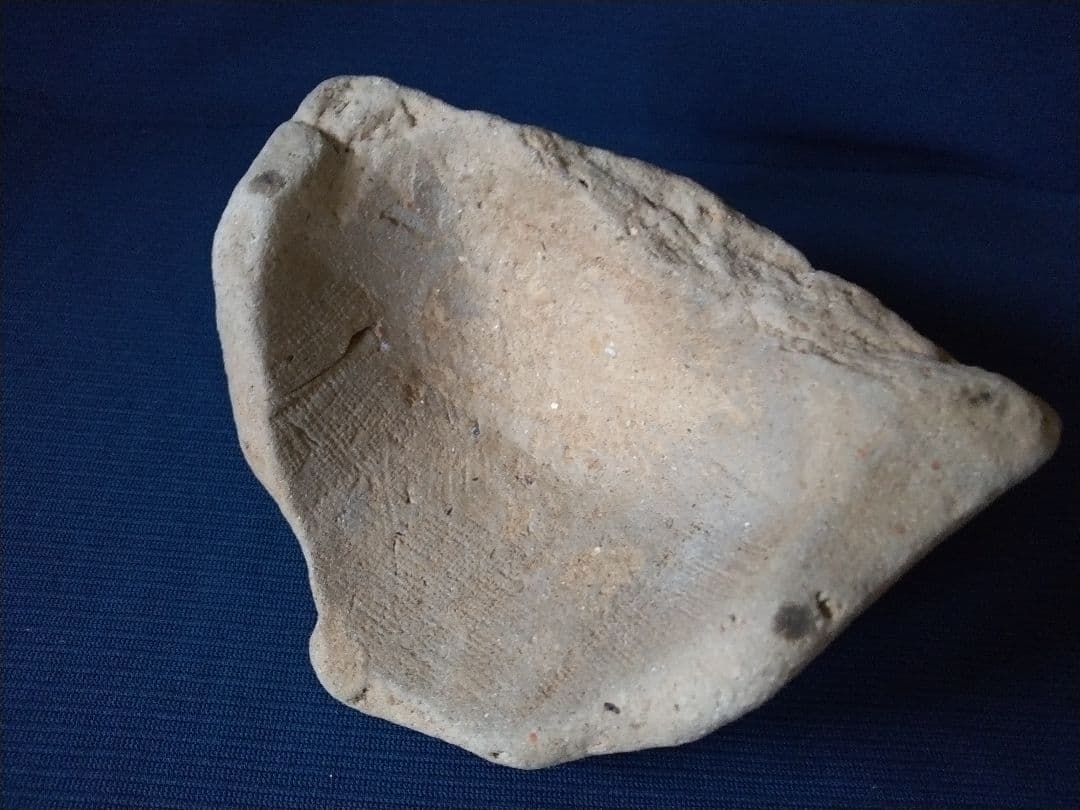 白鳳時代　複弁蓮華文鐙瓦　骨董　古美術　仏教美術　茶道具　土器　須恵器　発掘品