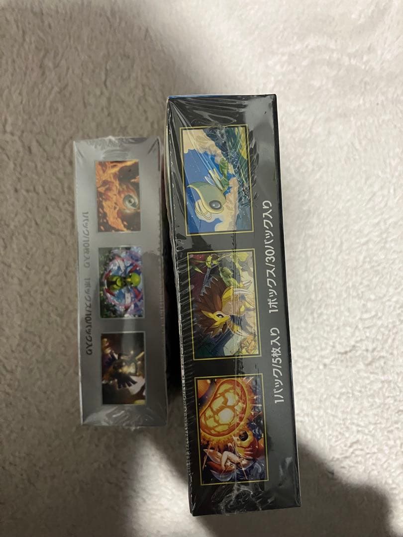 テラスタルフェス　メガブレイブ各1ボックスセットシュリンク付き　ポケモンカード