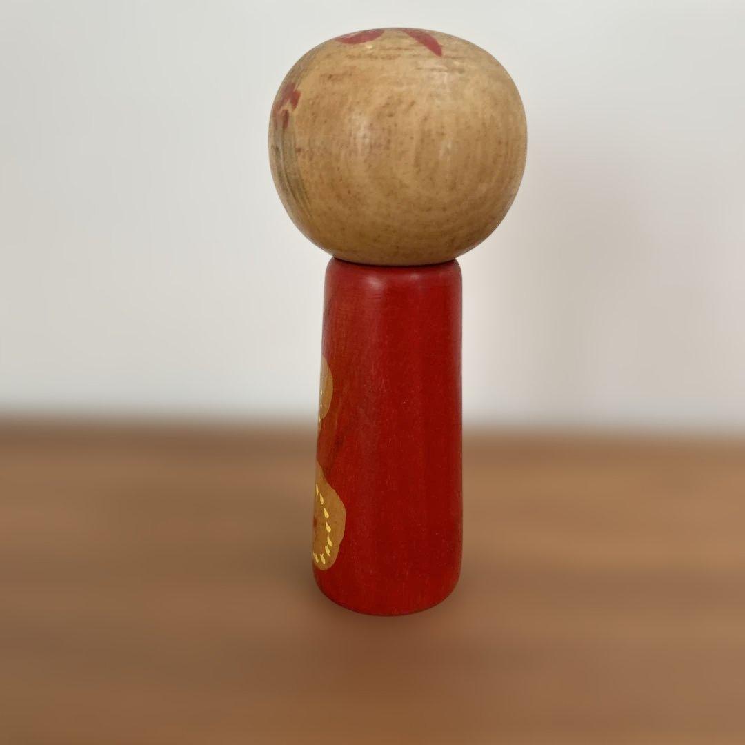 臼杵白鳳こけし、ヴィンテージ木製創作こけし
