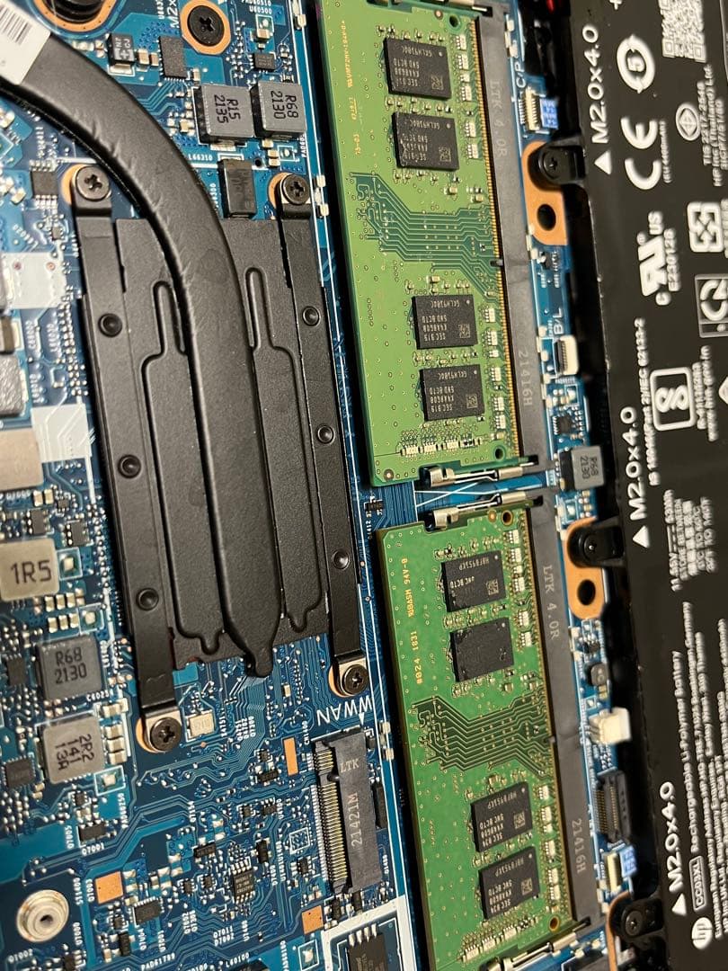 T7 SAMSUNG 8GB２枚　16GB PC4 BIOSチェック✅