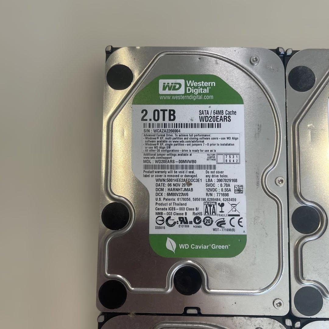 外付けハードディスク・ドライブ Western Digital 2TB HDD