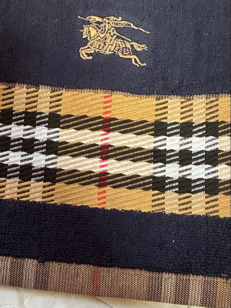 BURBERRYタオルセット　ロゴホース刺繍入り　ノバチェック