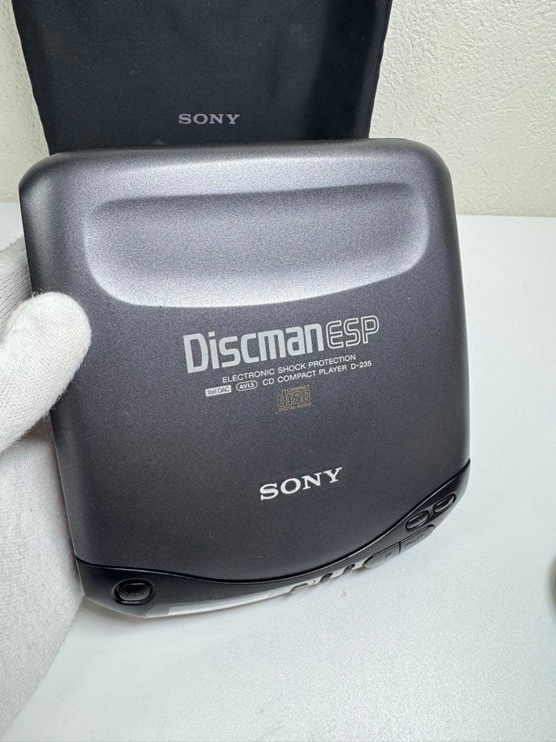 SONY ソニー Discman D-235 ポータブルCDプレーヤー イヤホン