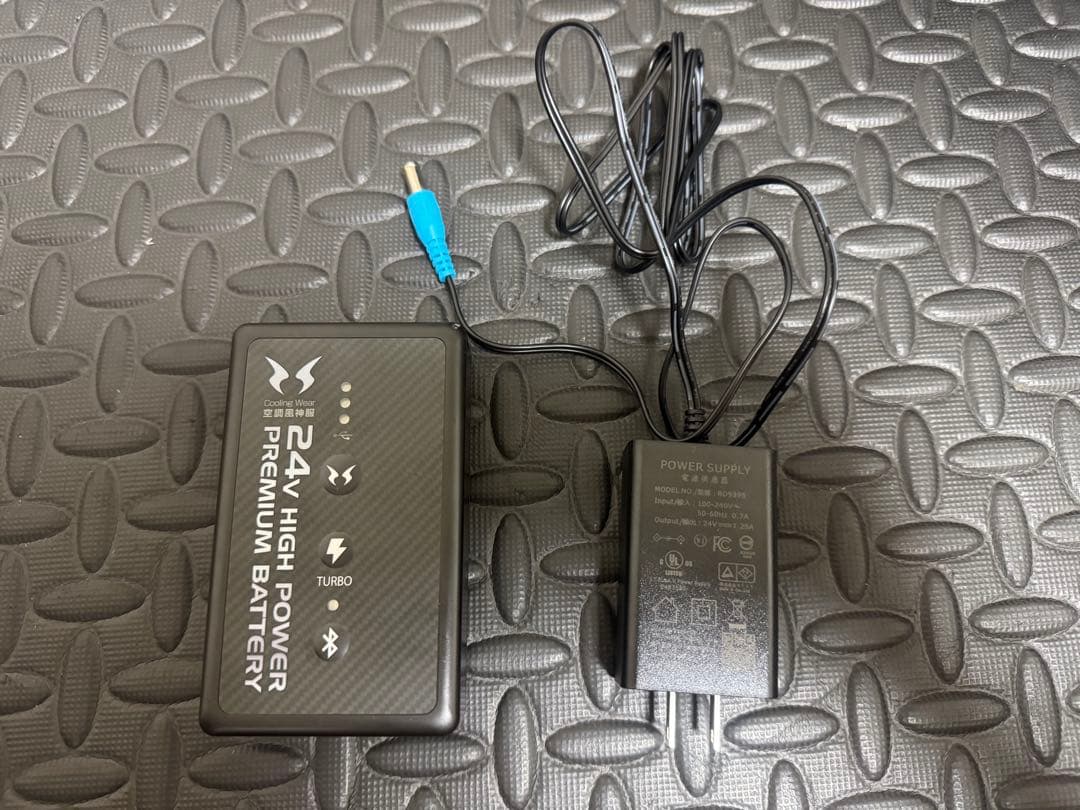 空調風神服24VバッテリーRD9490PJ& ななめファンRD9410セット