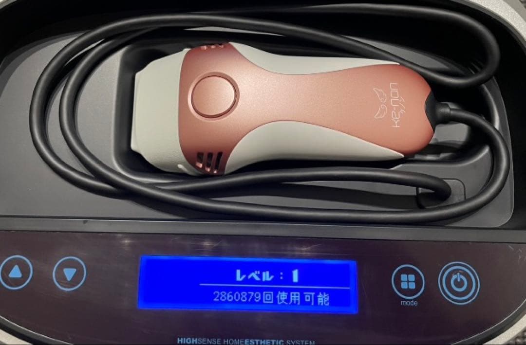 ケノン KE-NON ver8.6 フラッシュ式脱毛器 ピンクゴールド