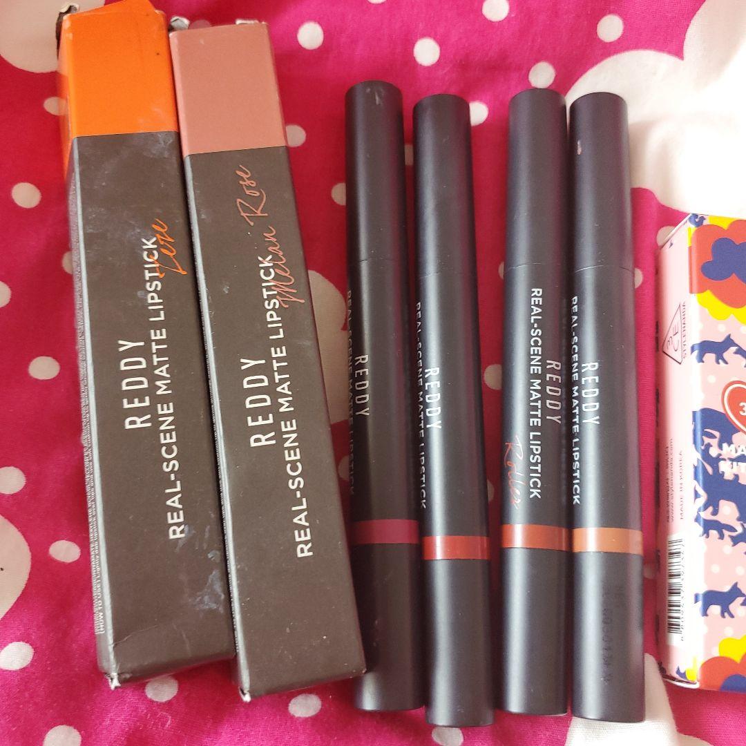 Reddy マットリップスティック & 3CE リップバーム セット