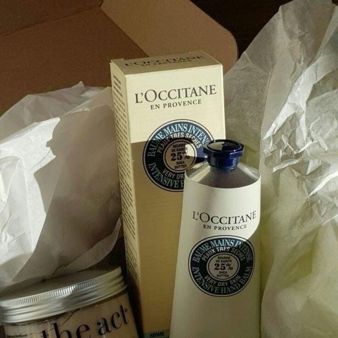L'Occitane ハンドクリーム 150mlシアバター　旧パケ