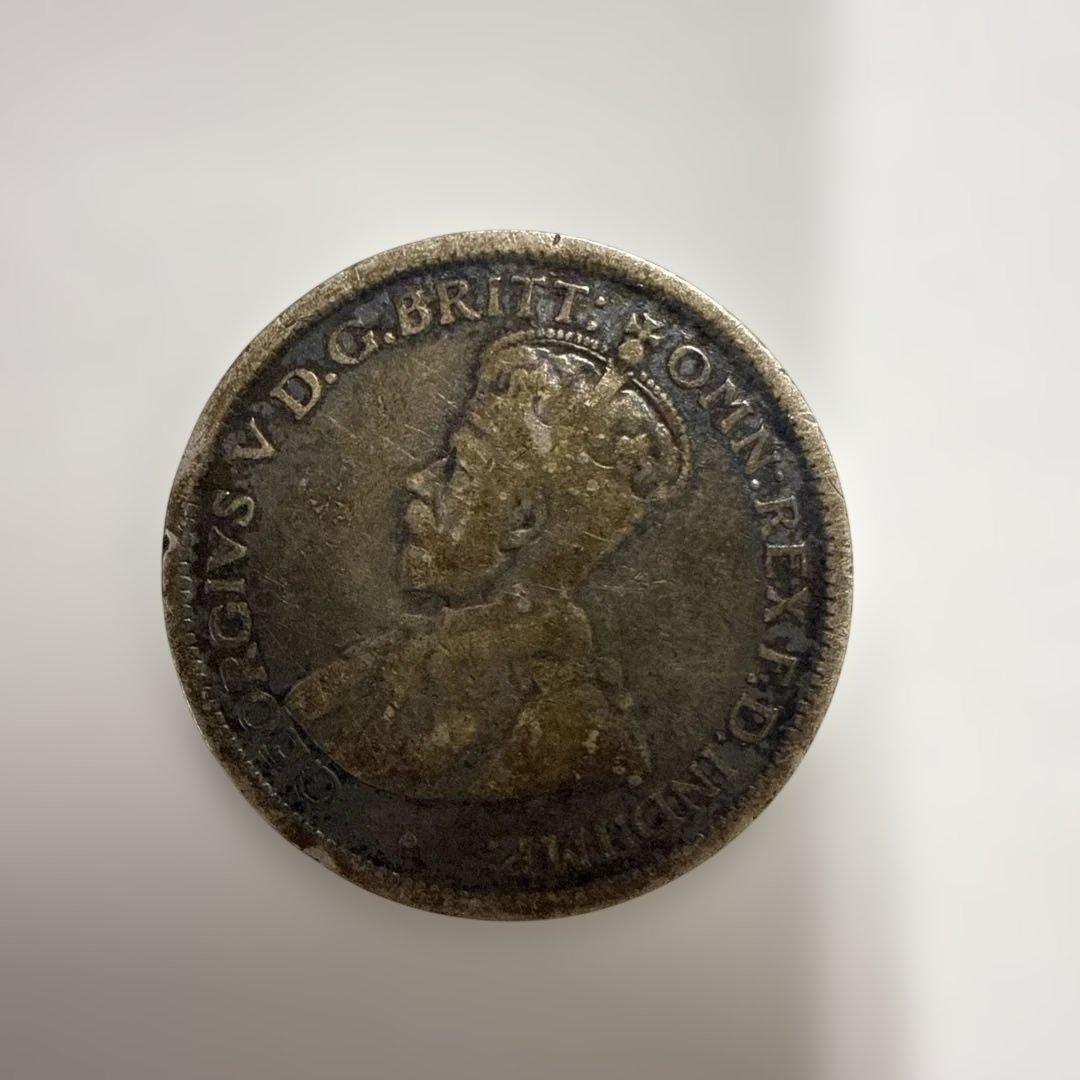 1918年 オーストラリア 6ペンス