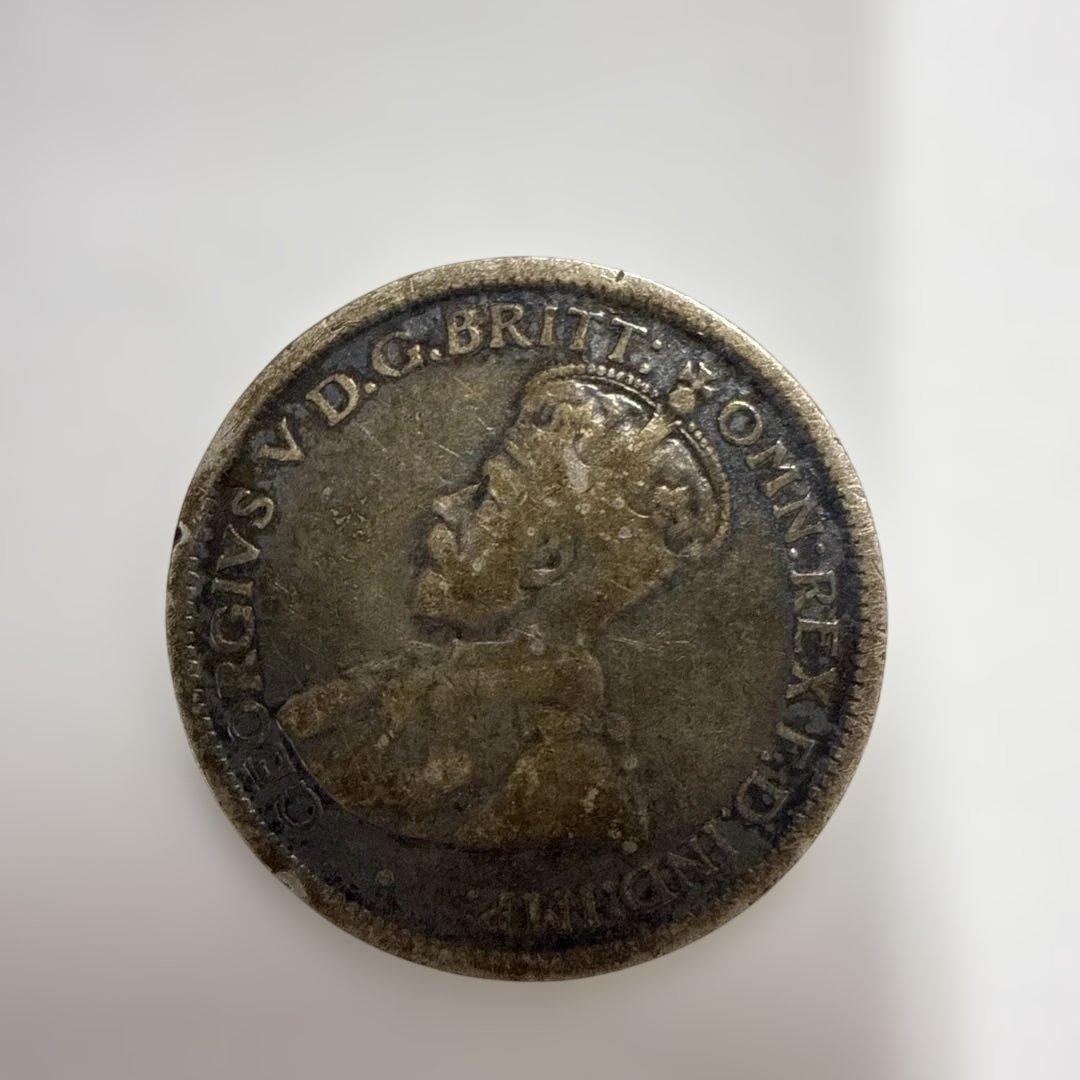 1918年 オーストラリア 6ペンス